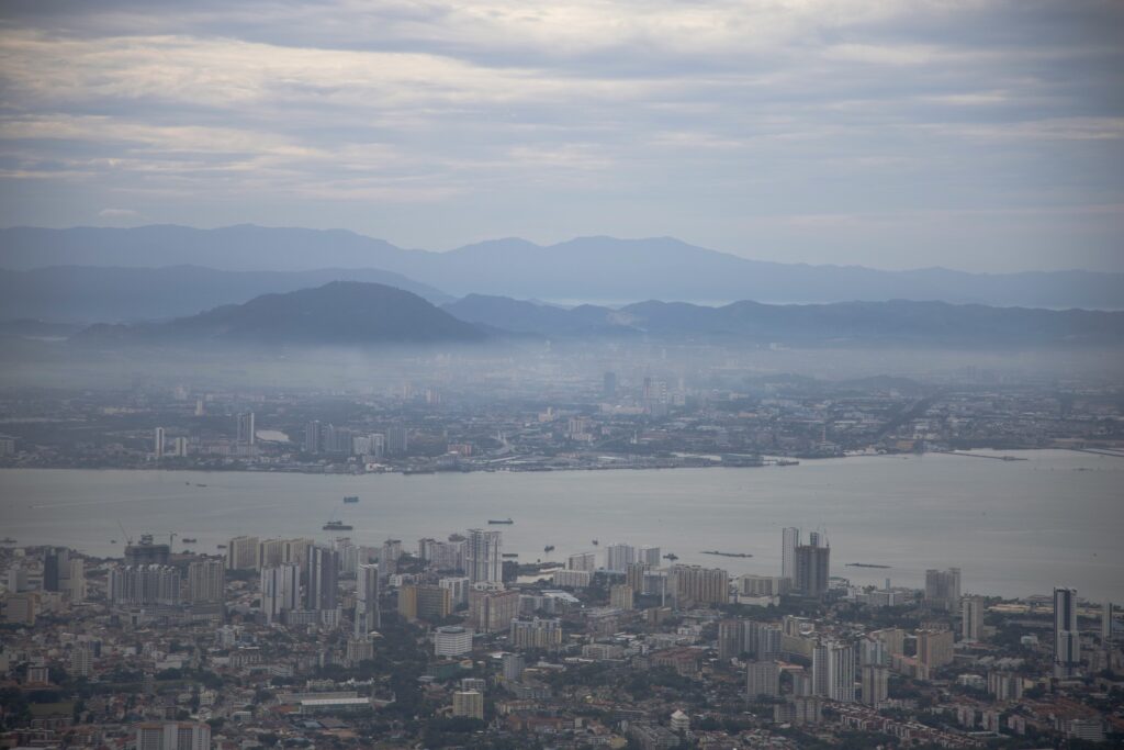 The view from  Penang Hill, Penang