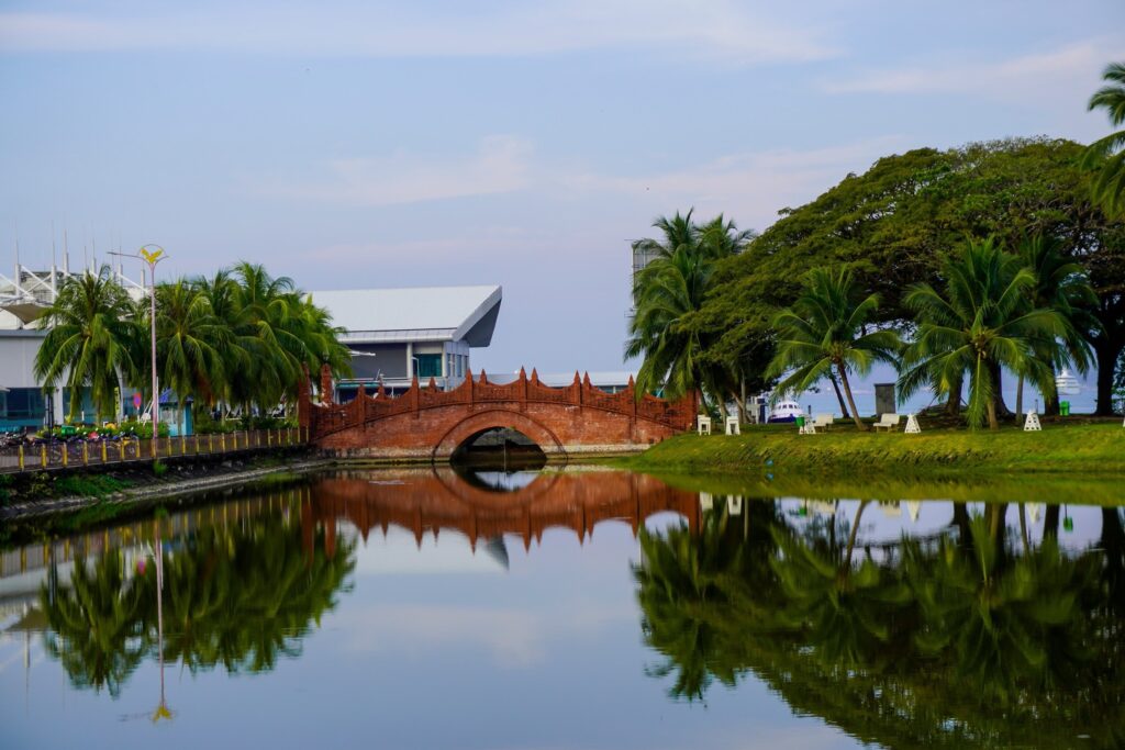 Bridge i Kuah Town Langkawi island in Malaysia