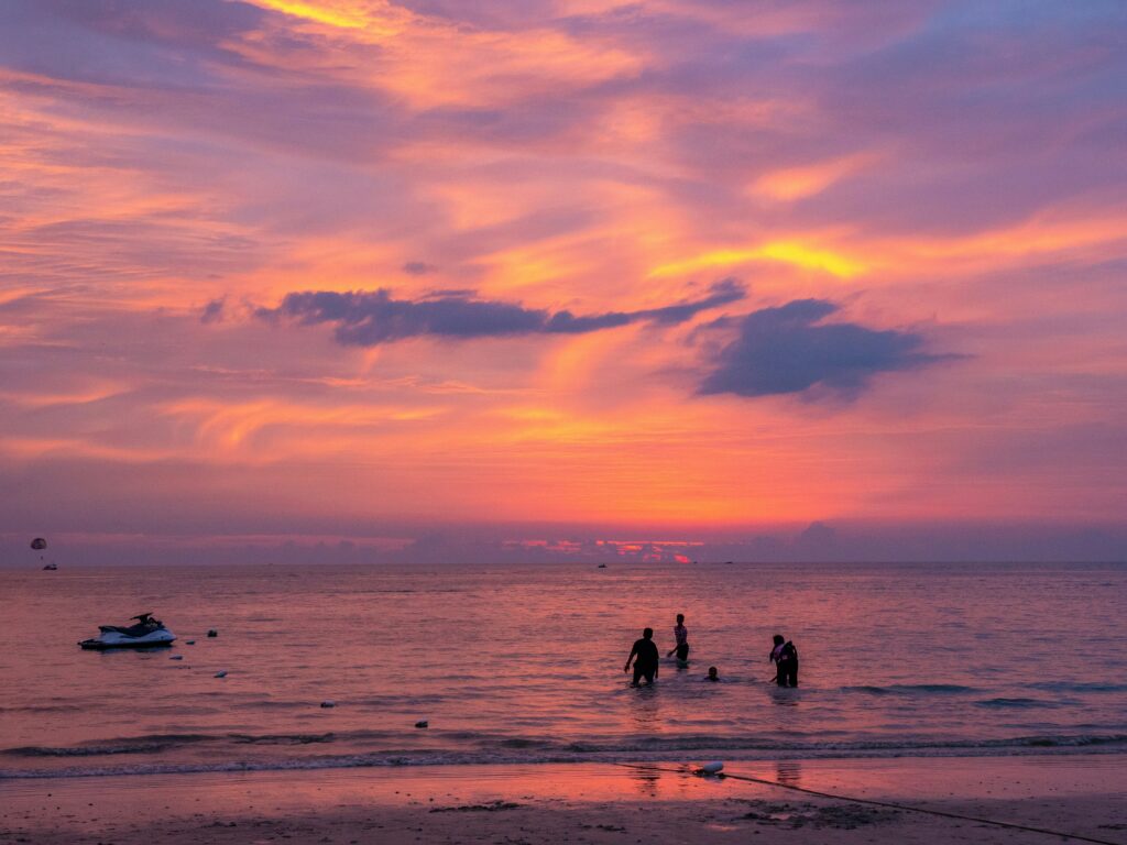 Watch the sunset Cenang Beach