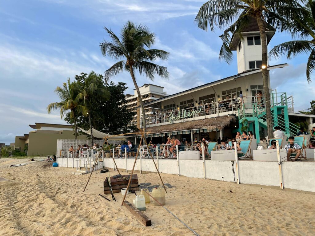 Langkawi beach bar - a bar on the beach in pantai cenang