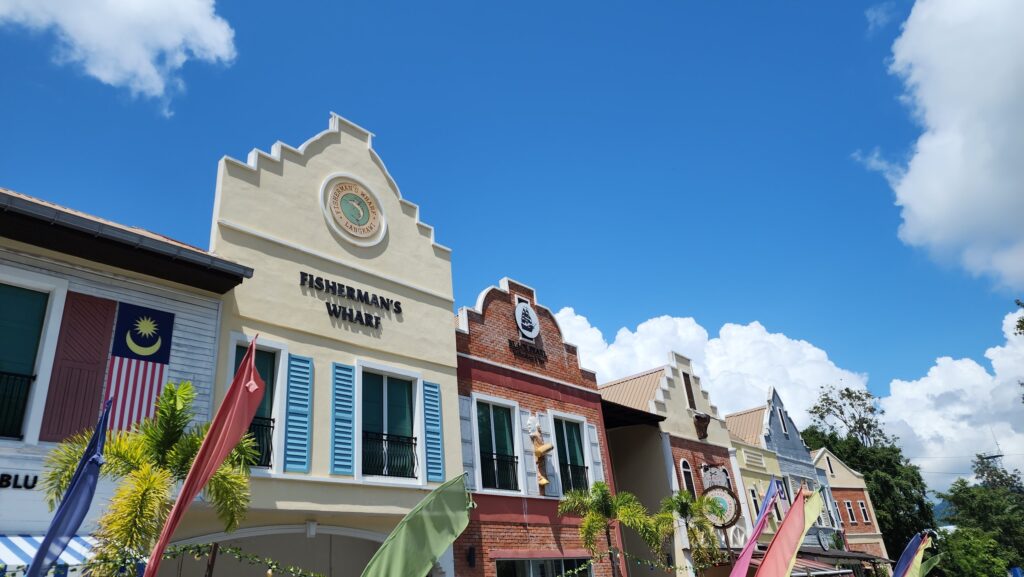 The outside of Fishermans wharf