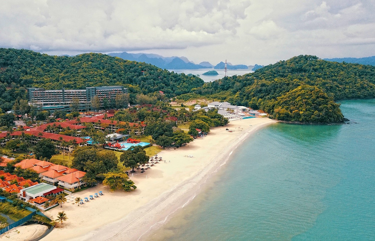 Holiday Villa Resort & Beachclub Langkawi from above, a tropical paradise